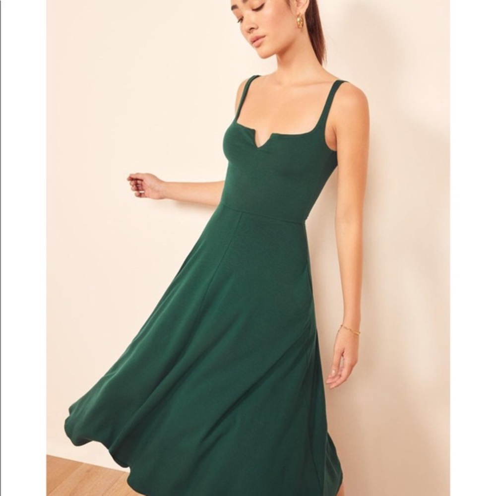 Reformation Zarina Notch Dress